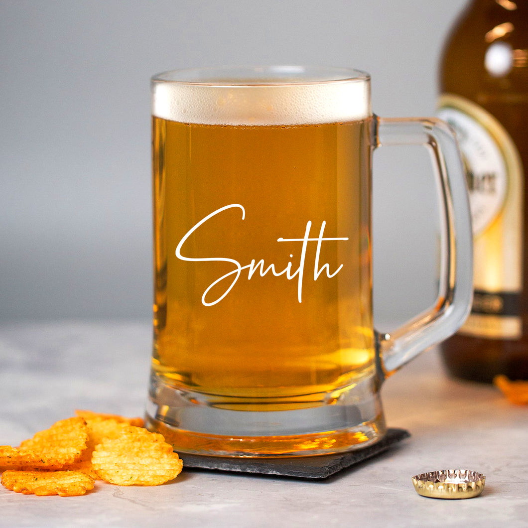 Personalised Pint Beer Glass Gifts