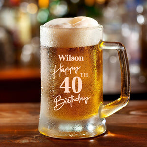 EDSG Personalised Pint Glass  Beer Mug