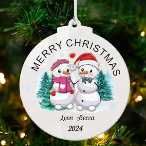 Custom Xmas Tree Bauble for Family 2024 Christmas Decorations