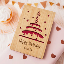 Load image into Gallery viewer, Personalised  Birthday Cards with Any Name &amp; Age
