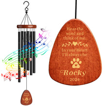 Load image into Gallery viewer, Personalised Dog Memorial Gifts Pet Memorial Wind Chimes
