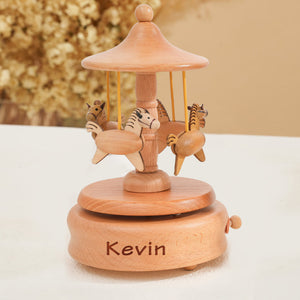 Personalised Carousel Horse Music Box Gifts