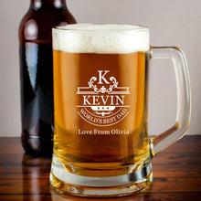 Load image into Gallery viewer, Personalised Pint Glass  Beer Mug Tankards Gift
