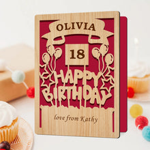 Load image into Gallery viewer, Personalised  Birthday Cards with Any Name &amp; Age
