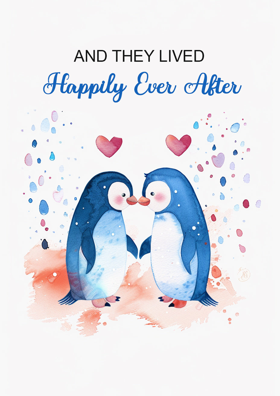 And They Lived Happily Ever After Wedding Card