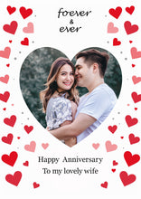 Load image into Gallery viewer, Happy Anniversary To my wife Card
