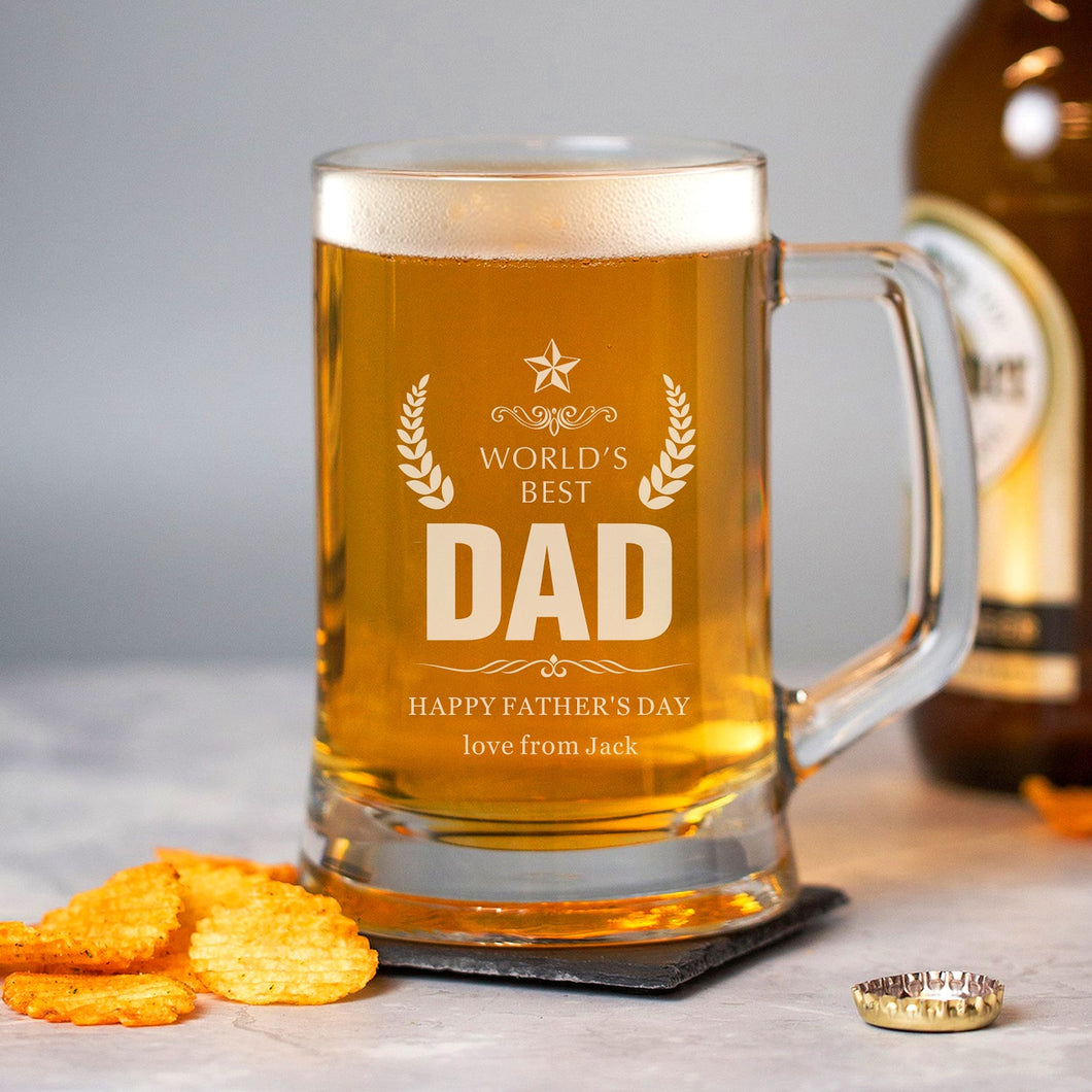 Personalised Beer Pint Glass Gifts  600ML Tankards