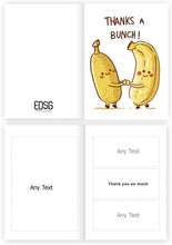 Load image into Gallery viewer, Bananas Thanks a Bunch Thank You Card
