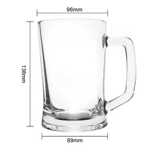 Personalised Beer Laser Engraved Pint Glass Mug