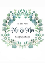 Load image into Gallery viewer, Congratulations To The Mr &amp; Mrs Cards
