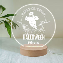 Load image into Gallery viewer, LED Witch Night Light Table Light Pumpkin Ghost Bat Ornament
