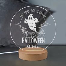 Load image into Gallery viewer, LED Witch Night Light Table Light Pumpkin Ghost Bat Ornament
