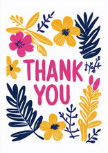 Load image into Gallery viewer, Thank You Colourful Floral Card
