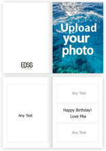 Load image into Gallery viewer, Personalised Upload Photo  Cards
