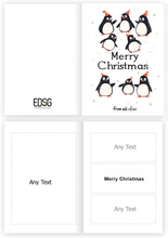 Load image into Gallery viewer, From All Of Us Penguin Christmas Card
