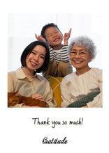 Load image into Gallery viewer, Personalised Thank You Card with Any Photo
