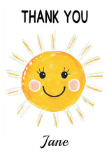 Load image into Gallery viewer, A Smiling Sun Thank You Card
