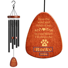 Load image into Gallery viewer, Personalised Dog Memorial Gifts Pet Memorial Wind Chimes
