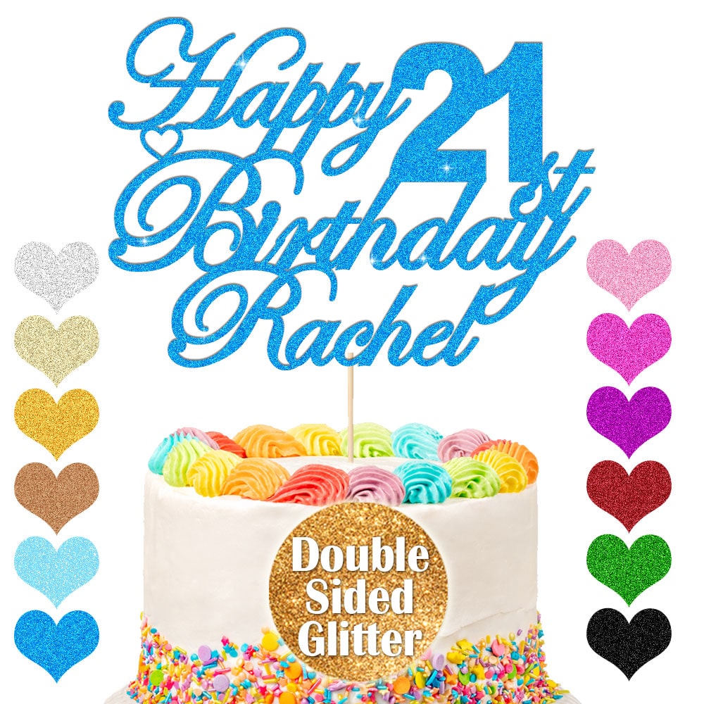 Happy Birthday Custom Age Cake Topper – 3LD Wholesale